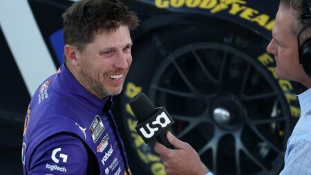 NASCAR race at Las Vegas puts Denny Hamlin into championship four