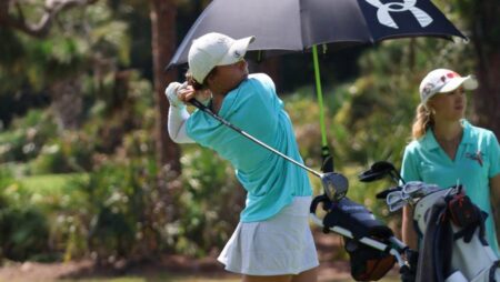 Erik Compton daughter Petra is a rising junior golfer in South Florida