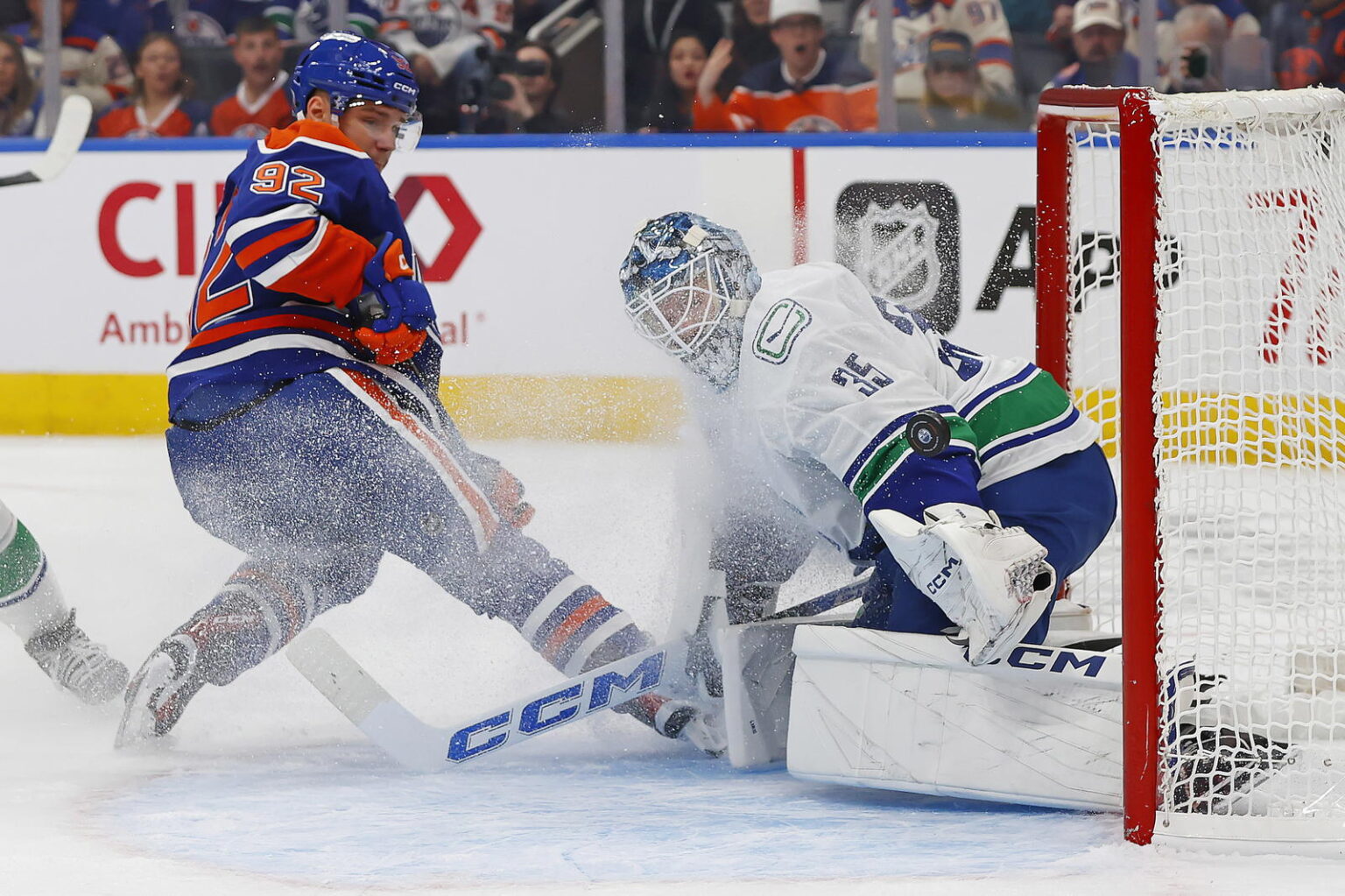 Shooting Gallery Too Much For Demko And Canucks As Oilers Win 3-1