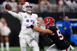 Josh Allen, Bills Called Out by NFL Fans As Bijan, Falcons Hand Team 2nd Straight Loss
