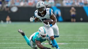 Rico Dowdle Fantasy Advice After Panthers RB’s 234-Yard Game vs. Dolphins