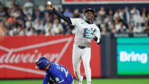 Yankees' Jazz Chisholm Jr. regrets error that gave Blue Jays cushion to take Game 4 of ALDS