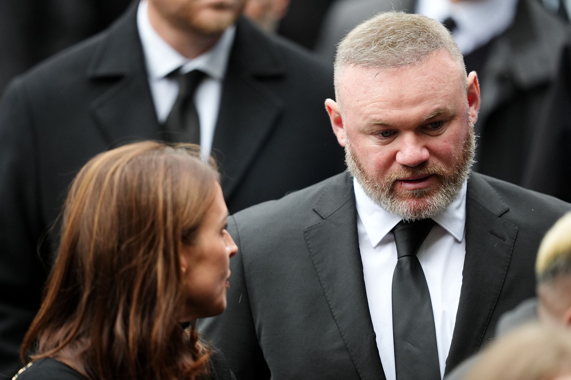 Former Manchester United striker Wayne Rooney was among the famous faces to attend