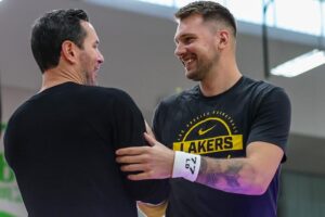 Lakers’ Luka Doncic easing into training camp after hectic offseason