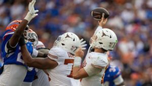 Arch Manning’s struggles are under the spotlight, but Texas football’s bigger failures — shaky offensive line and lackluster supporting cast — tell the real story