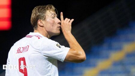 Belarus 0-6 Denmark: Group C leaders strengthen goal-difference lead over Scotland in Group C