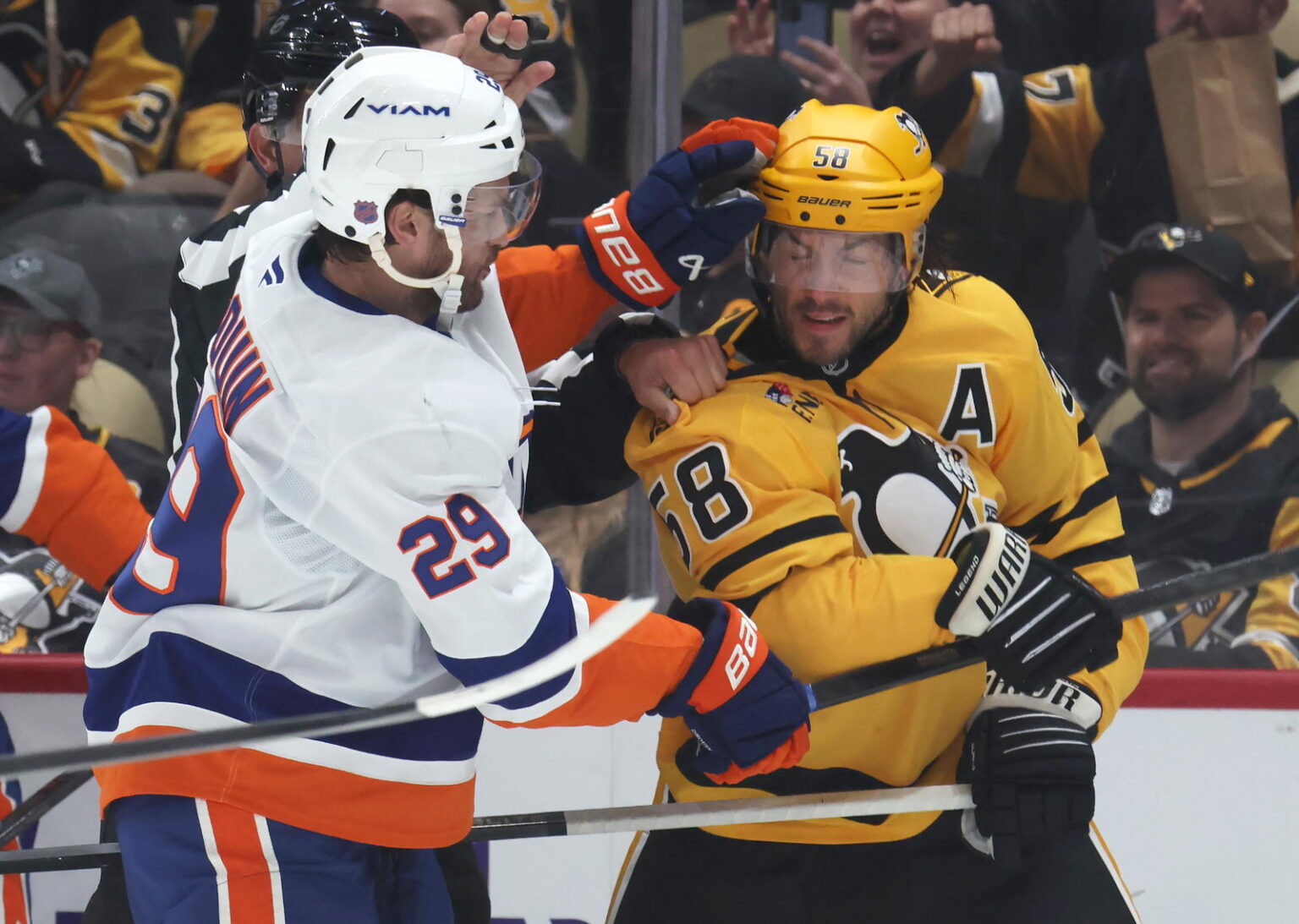 Islanders’ Forward Suspended After Cross-Check On Penguins’ Connor Dewar