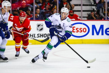 Canucks Steamroll Over Flames in Calgary