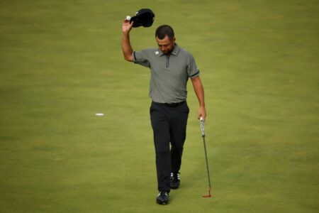 Schauffele jumps into share of second in Japan