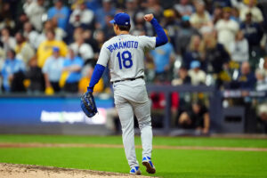 MLB playoffs 2025: Yoshinobu Yamamoto delivers another gem, shuts down Brewers for 9 innings as Dodgers go up 2-0 in NLCS