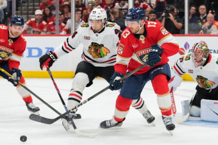 Frank Nazar & Spencer Knight Shine, Blackhawks Lose 3-2 To Panthers