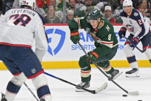 Wild’s Zeev Buium Records First NHL Goal In Loss To Columbus
