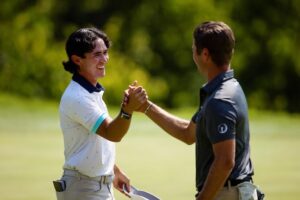 Watch Korn Ferry Tour pro drain 40-footer for birdie to shoot 59 in Oklahoma