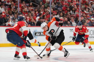 Blueline steps up after injury, Panthers win another tight game