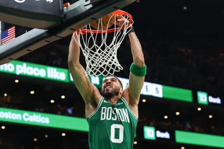 Jayson Tatum injury update: Celtics star already able to dunk just months after tearing Achilles