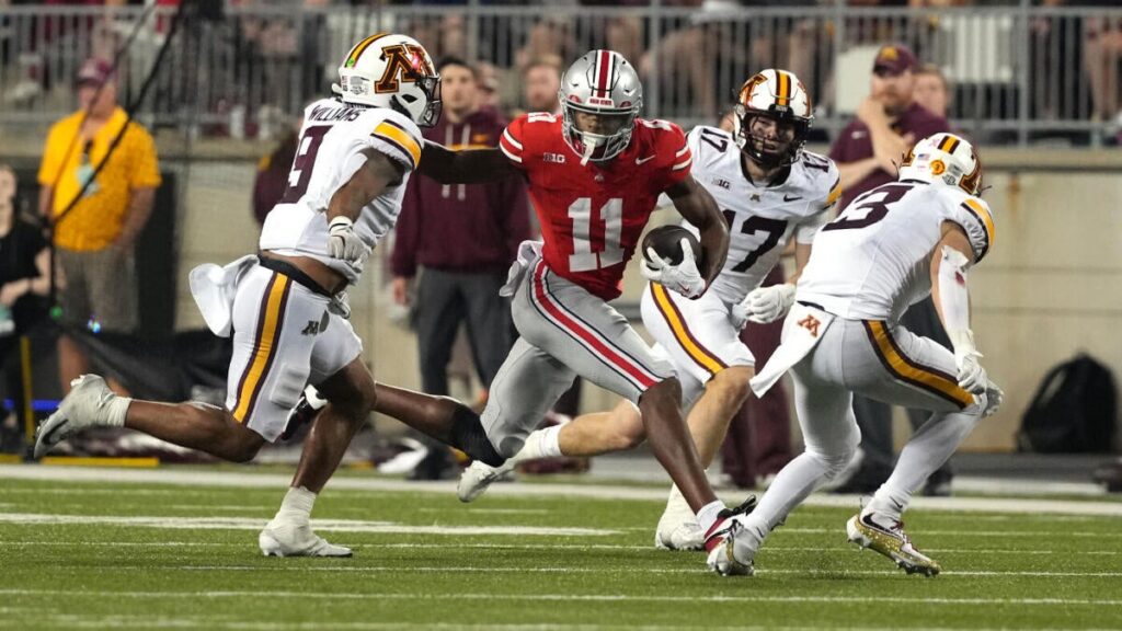 College football grades: Ohio State earns ‘A’ mark, Texas gets ‘F’ on Week 6 report card
