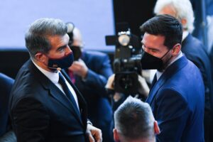 Barcelona president Joan Laporta on Lionel Messi relationship