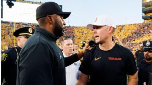 Lincoln Riley shrugs off Sherrone Moore’s claim of Michigan causing USC sellout for Week 7 matchup