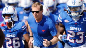 Arkansas coaching search: SMU’s Rhett Lashlee dismisses ‘speculation’ regarding Razorbacks ties