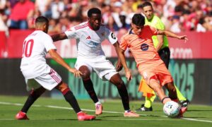 Video: Barcelona duo involved in animated exchange during 4-1 loss to Sevilla