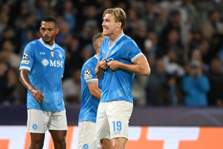 Napoli delighted with Hojlund after instant impact