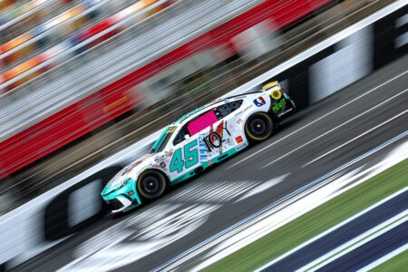 Tyler Reddick pips Shane van Gisbergen by 0.032s for Charlotte Roval pole