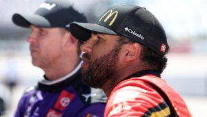 Bubba Wallace, Denny Hamlin meet, clear up matters since their Kansas finish