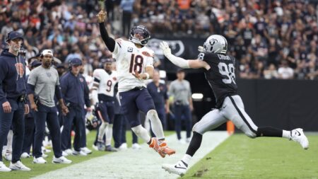 Caleb Williams calls Maxx Crosby “best player I’ve played against,” and Crosby responds