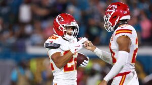 Chiefs use Trevor Lawrence’s second turnover for tying TD