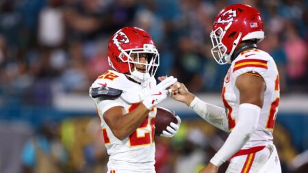 Chiefs use Trevor Lawrence’s second turnover for tying TD