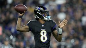 Ravens officially rule out Lamar Jackson for Sunday