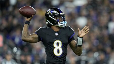 Ravens officially rule out Lamar Jackson for Sunday
