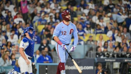 Phillies’ big three come alive to stave off elimination against Dodgers