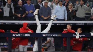 Ryan McMahon flips head over heels into Red Sox dugout to make highlight-reel catch for Yankees