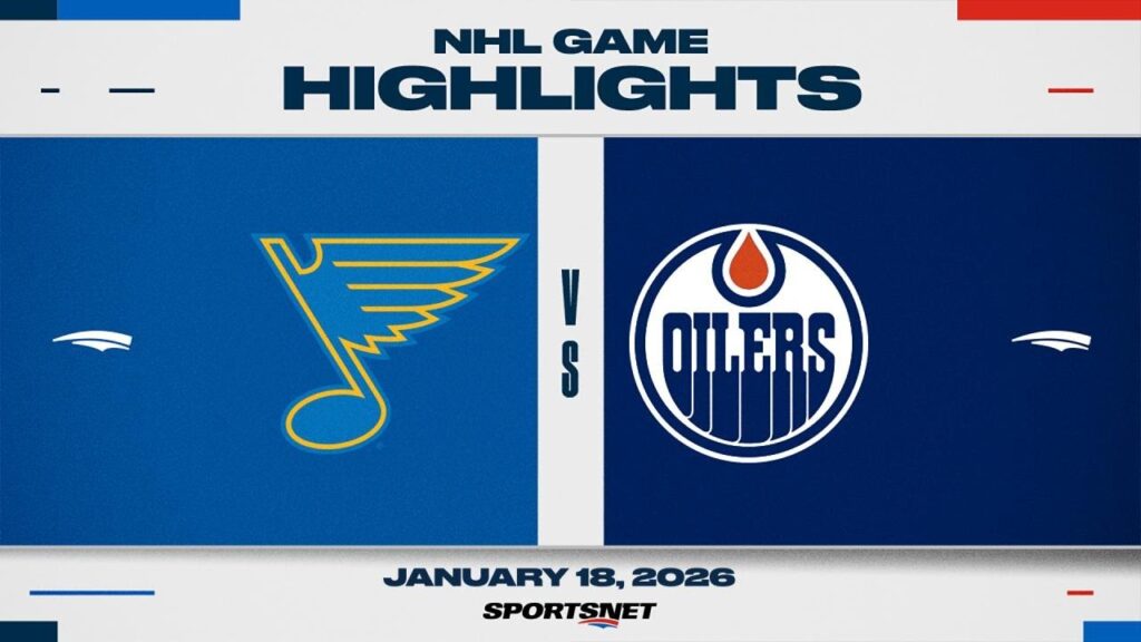 NHL Highlights | Blues vs. Oilers – January 18, 2026