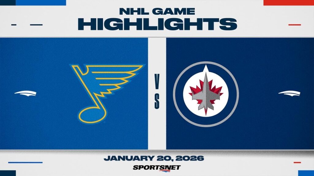 NHL Highlights | Blues vs. Jets – January 20, 2026