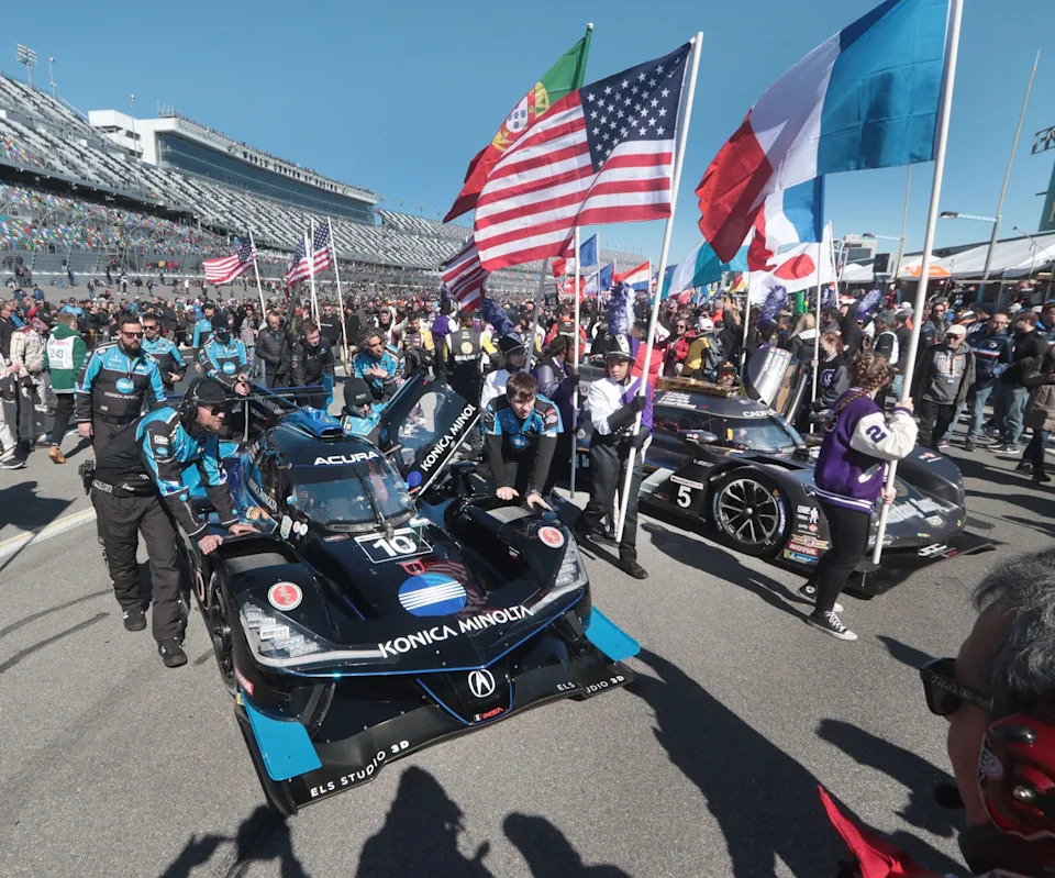 The pageantry of Daytona's Rolex 24 could serve as a model of what NASCAR is looking to bring to its other racetracks and events.