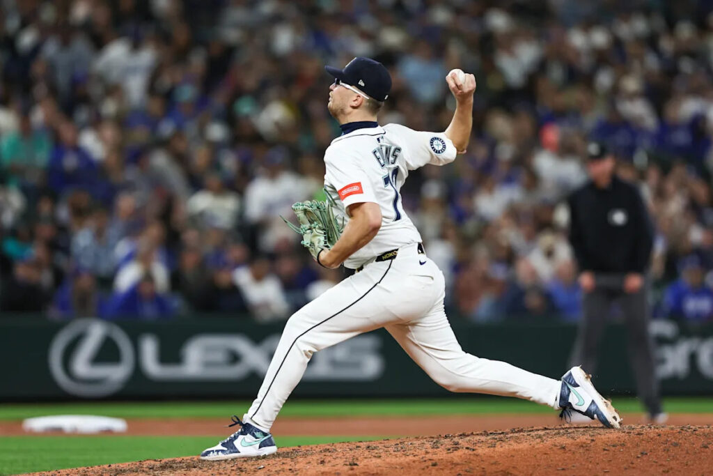 Mariners pitcher Logan Evans to miss 2026 with UCL surgery