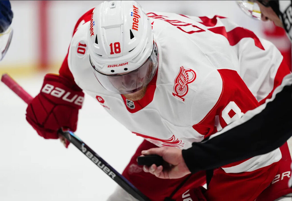 Red Wings Drop 4-1 Final To Utah In Last Game Before Olympic Break