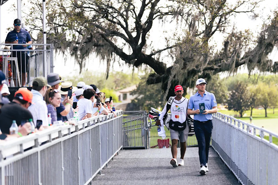 The Michelob Ultra Fan Deck at the Arnold Palmer Invitational gives fans a chance to get up close and personal with players.