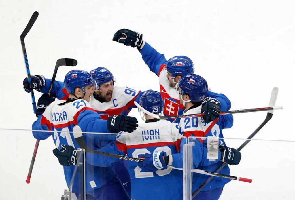 Slovakia Stuns Finland, 4–1, in Opening Olympic Upset