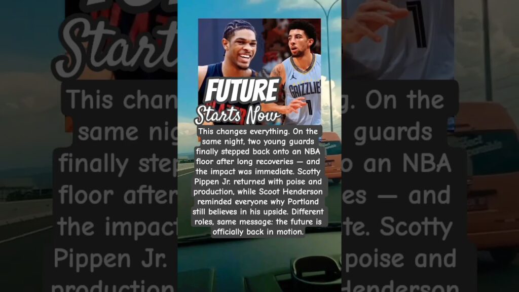 Next-Gen Returns Night #nbanews #scotty #scoothenderson