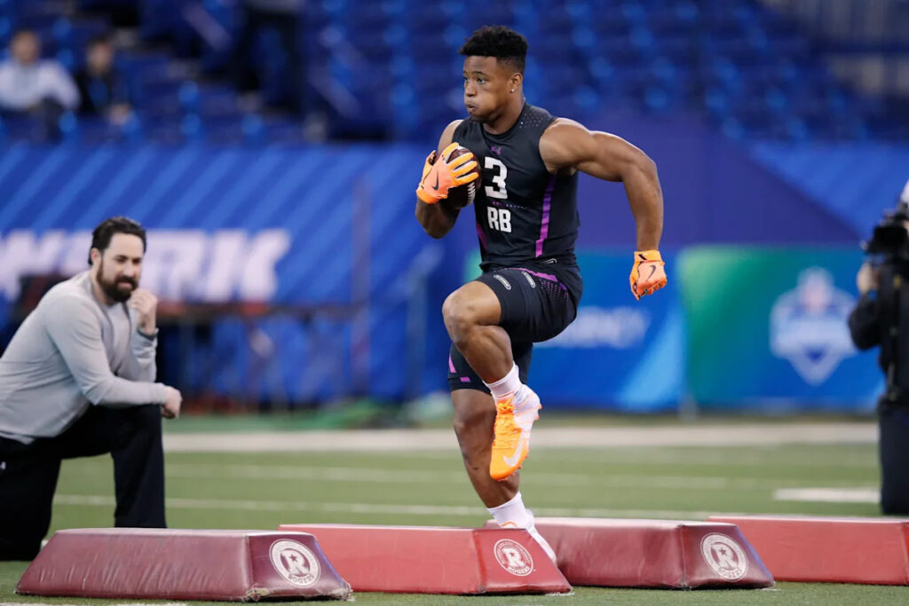 Most memorable NFL scouting combine moments include Vernon Davis dominating and Tom Brady not dominating Most memorable NFL scouting combine moments include Vernon Davis dominating and Tom Brady not dominating