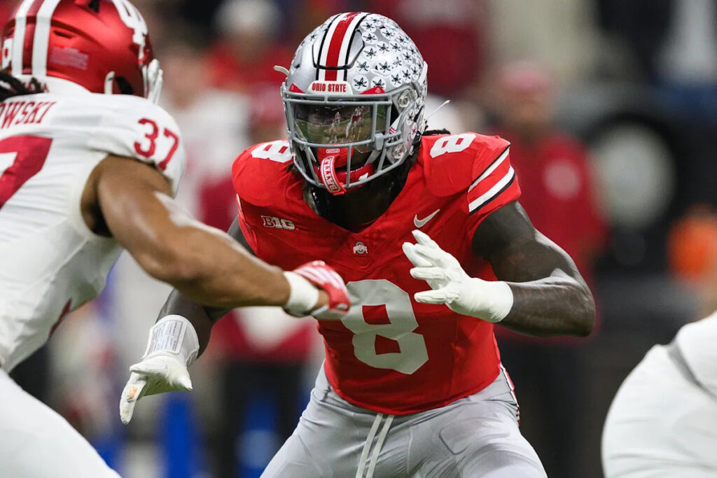 Ohio State LB Arvell Reese could end up being a star at the combine and go as high as 2nd to Jets