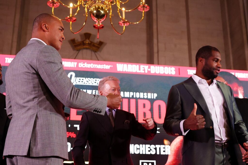 Daniel Dubois snaps at Fabio Wardley and snubs fist bump as surprising rivalry emerges