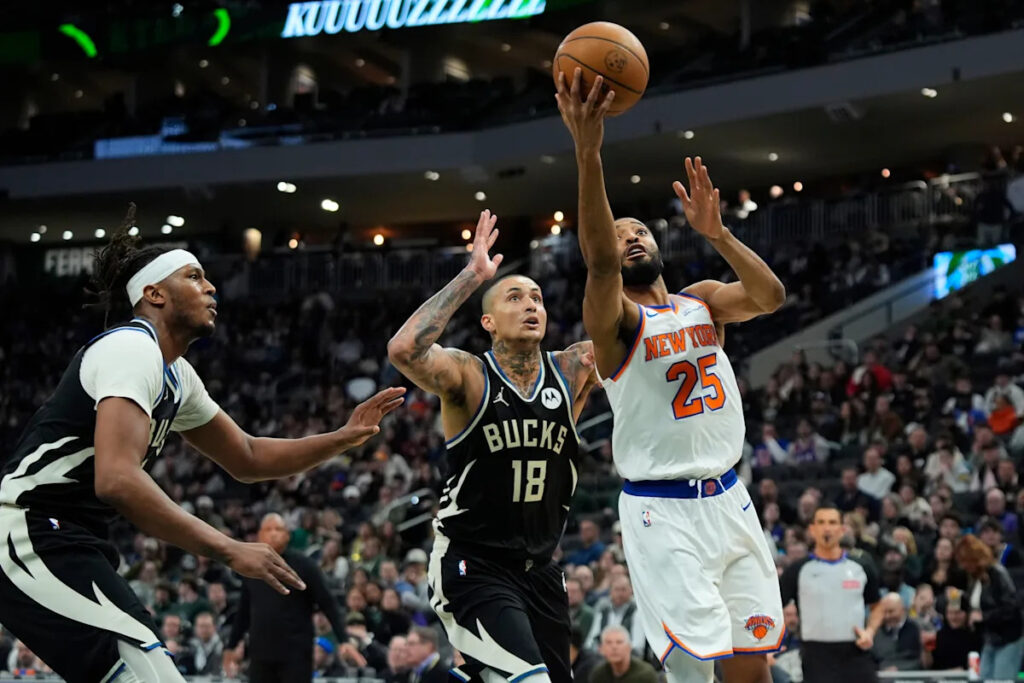 Brunson scores 27 points, Anunoby 24 as the Knicks cruise past the Bucks 127-98