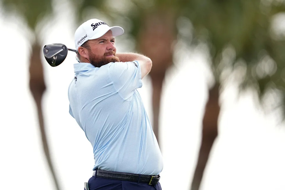 Shane Lowry of Ireland plays his shot from the fourth tee during the third round of the Cognizant Classic 2026 at PGA National Resort And Spa on February 28, 2026 in Palm Beach Gardens, Florida.