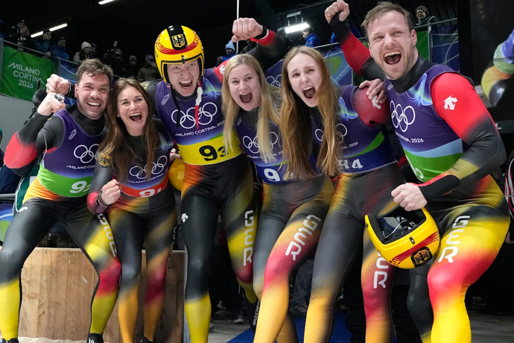 Another Olympic relay, another gold for Germany. The US finishes 5th in luge’s finale at 2026 Games