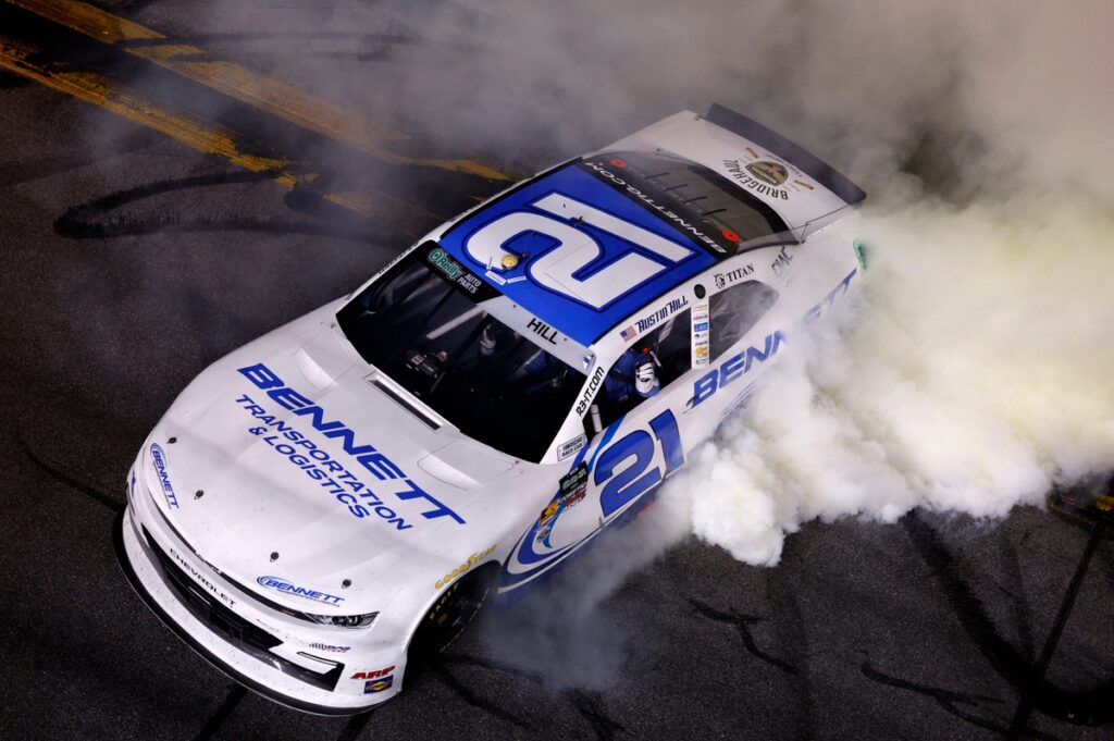 Austin Hill unstoppable in dominant Daytona NASCAR O’Reilly win