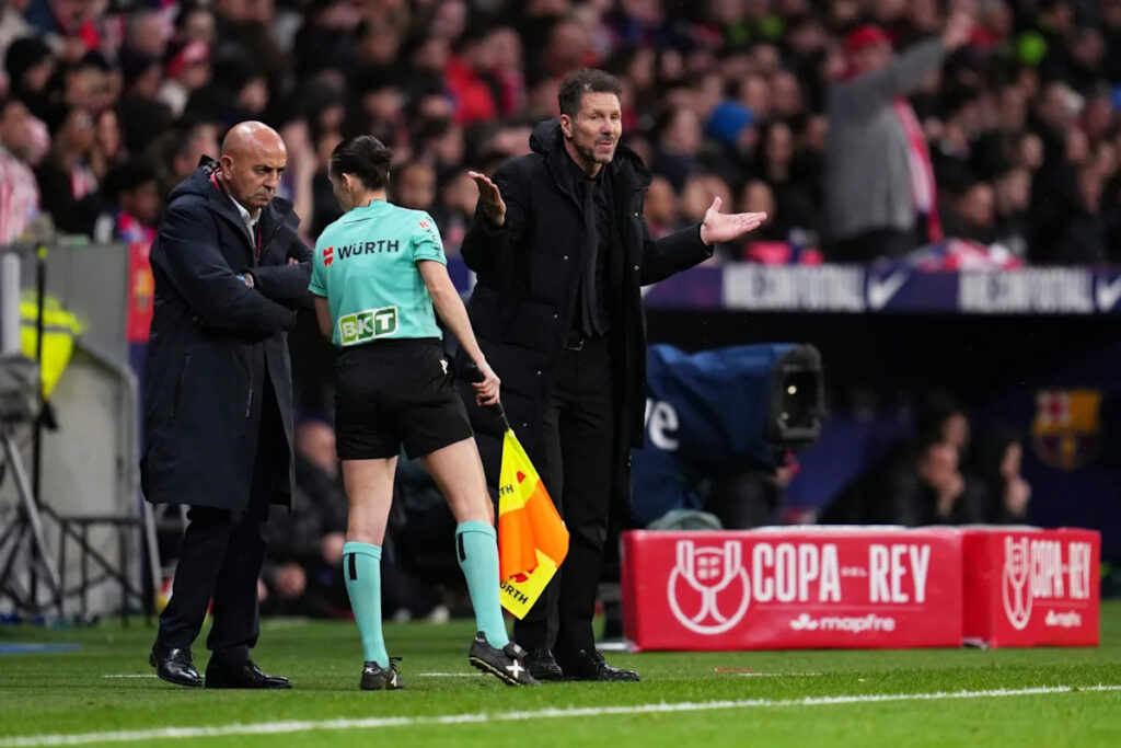 Diego Simeone sparks controversy with touchline provocation aimed at Barcelona winger Diego Simeone sparks controversy with touchline provocation aimed at Barcelona winger